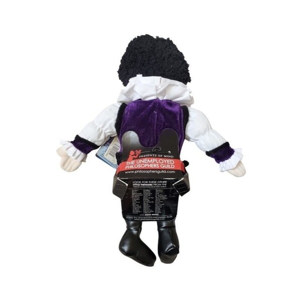 2005 Little Thinkers The Unemployed Philosophers Guild WILLIAM SHAKESPEARE Plush - Picture 4 of 8